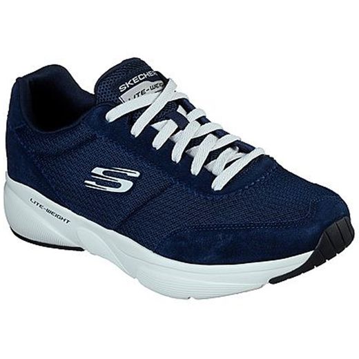 skechers azul marino hombre