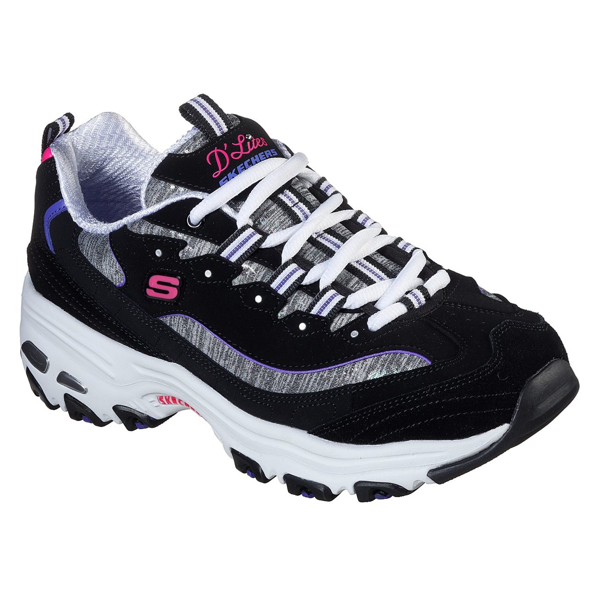 Tenis Para Mujer Skechers DLites-Sparklingrain - peopleplays skechers de colores de mujer