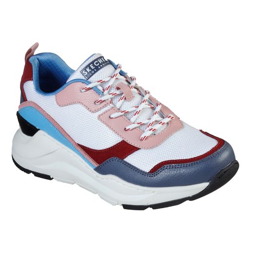 zapatos skechers classica mujer amarillo