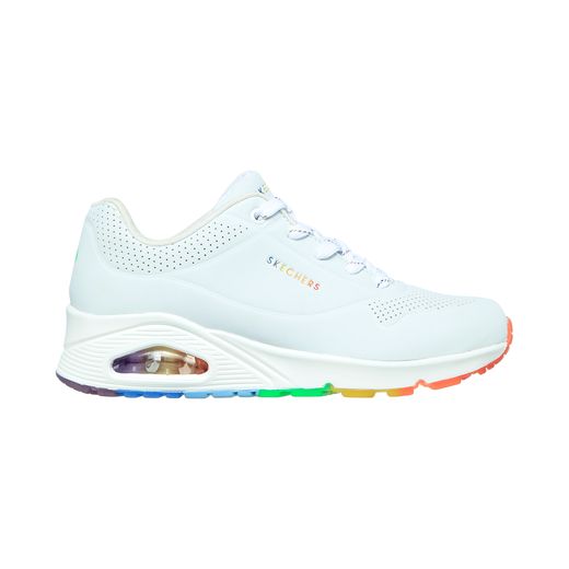 caos Continente guitarra Tenis Mujer Skechers 155133 Wht - peopleplays