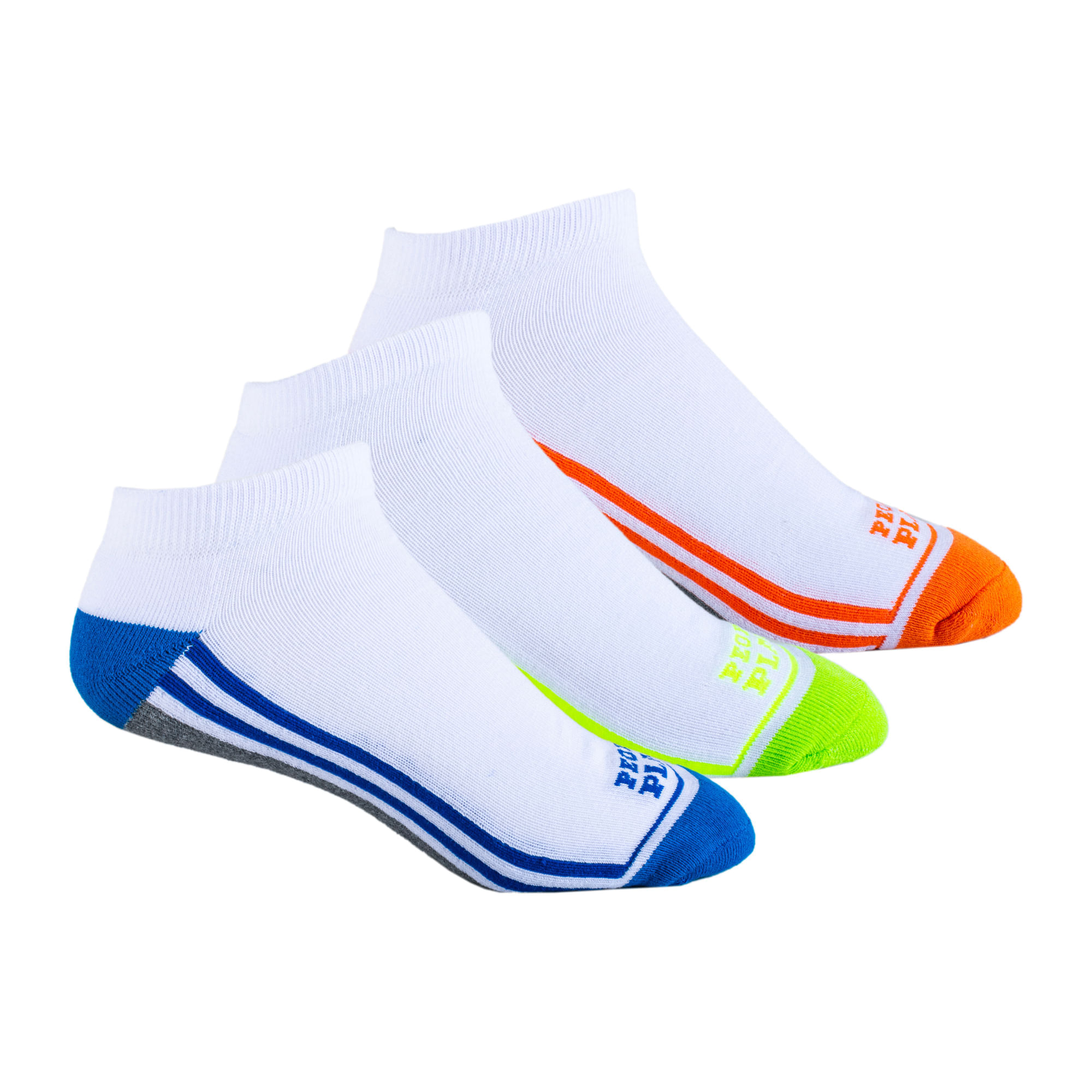 Ripley - PACK 2 CALCETINES HOMBRE 2PK STRP CREW M BLANCO